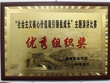 “社會主義核心價(jià)值觀引領(lǐng)我成長”主題演講比賽-優(yōu)秀組織獎