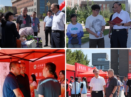 喜迎新同學｜校領導深入新生報到現(xiàn)場、公寓、餐廳走訪慰問新生及家長