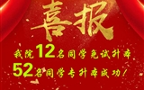 喜報(bào)！我院12名同學(xué)免試升本！52名同學(xué)專升本成功