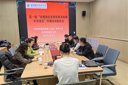 武威職業(yè)技術(shù)大學(xué)召開第一批“埃塞俄比亞國(guó)家職業(yè)標(biāo)準(zhǔn)開發(fā)項(xiàng)目”終期驗(yàn)收論證會(huì)
